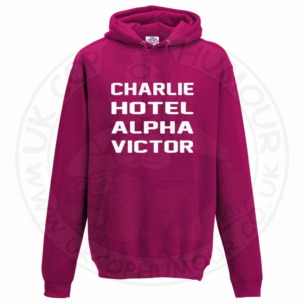 Unisex Charlie Hotel Alpha Victor Hoodie - Image 7