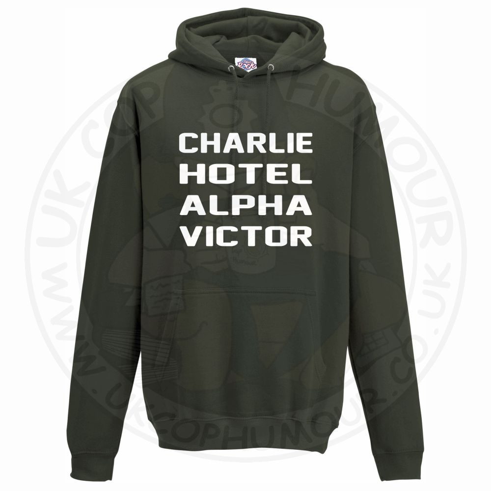 Unisex Charlie Hotel Alpha Victor Hoodie - Image 9