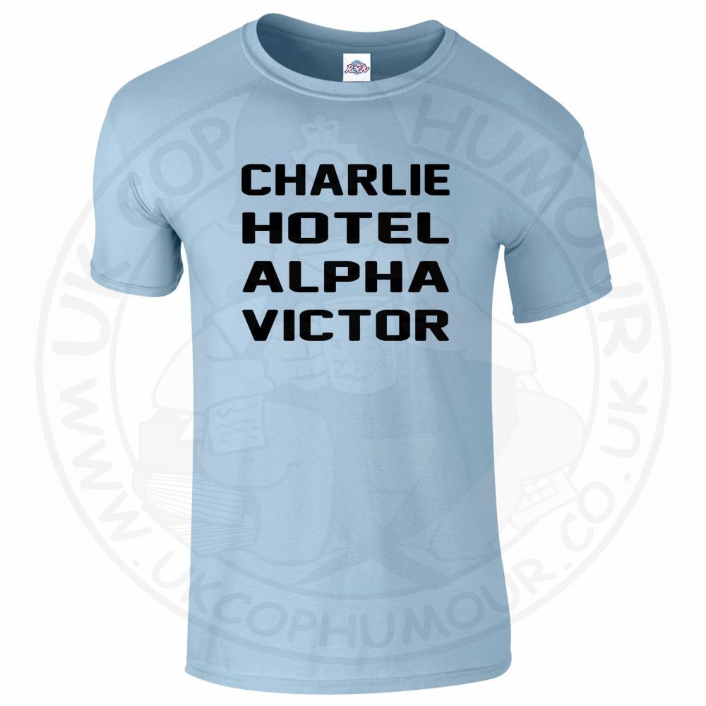 Mens Charlie Hotel Alpha Victor T-Shirt - Image 8