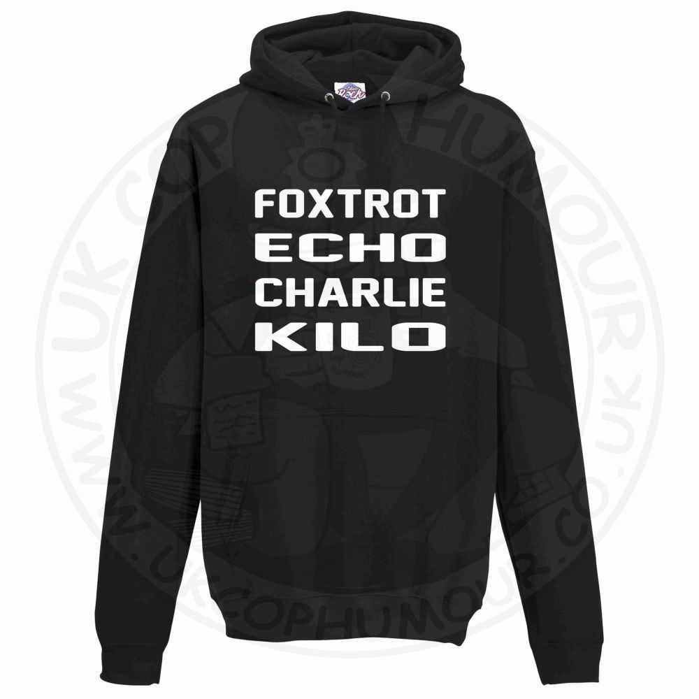 Unisex Foxtrot Echo Charlie Kilo Hoodie - Image 3
