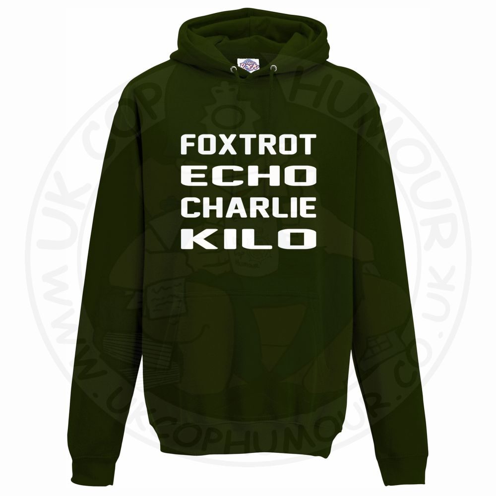 Unisex Foxtrot Echo Charlie Kilo Hoodie - Image 4
