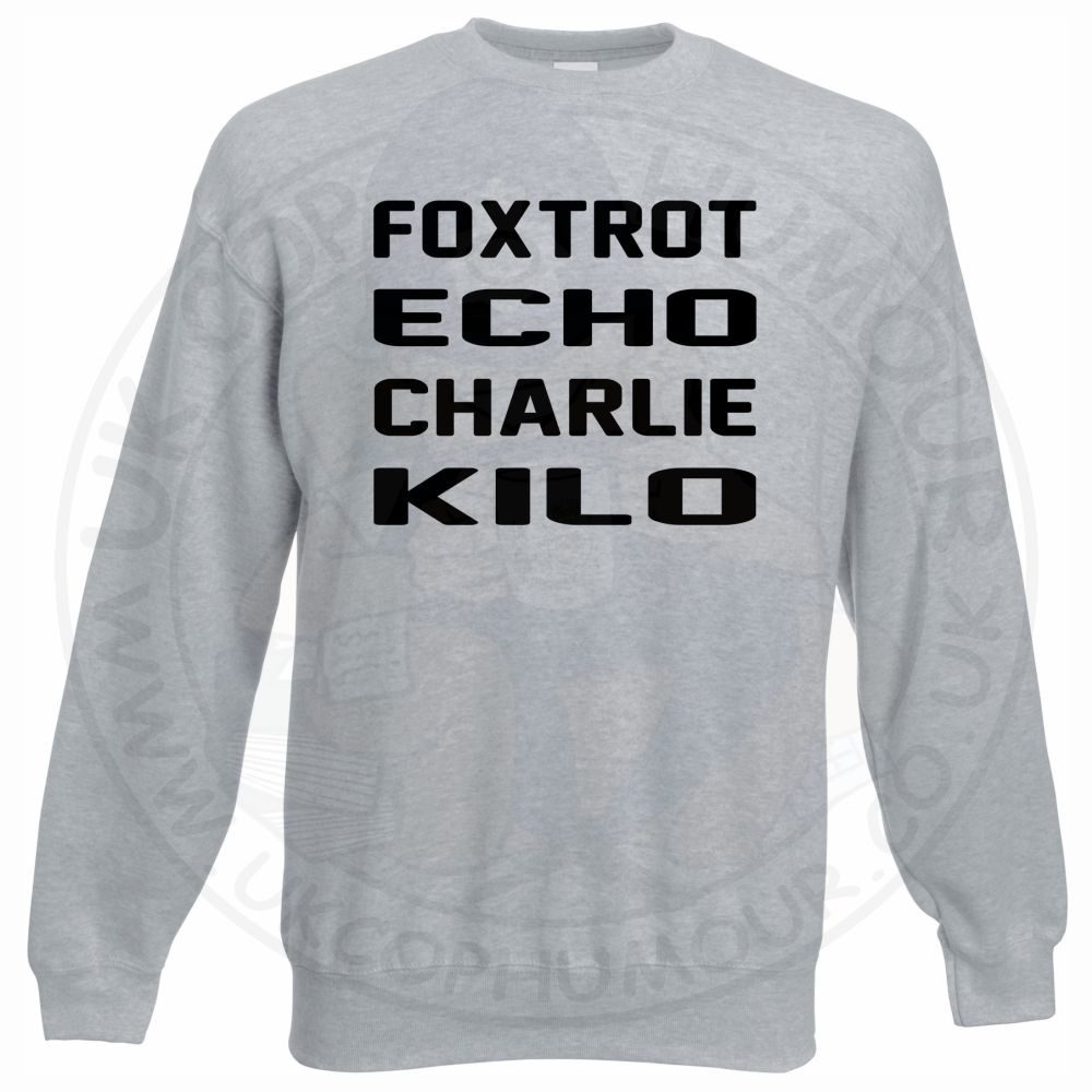 Foxtrot Echo Charlie Kilo Sweatshirt - Image 4
