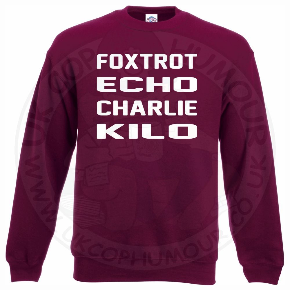 Foxtrot Echo Charlie Kilo Sweatshirt - Image 5