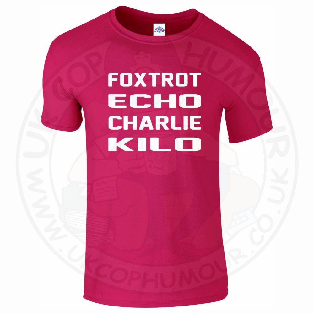 Mens Foxtrot Echo Charlie Kilo T-Shirt - Image 15