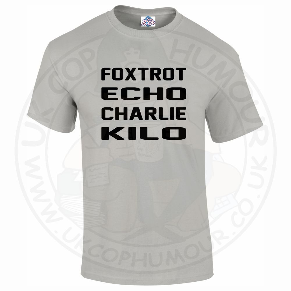 Mens Foxtrot Echo Charlie Kilo T-Shirt - Image 7