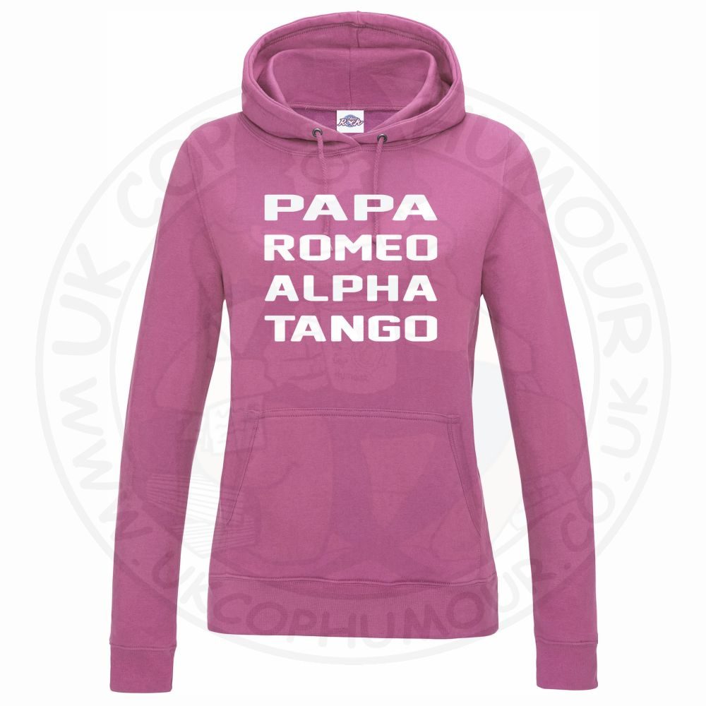 Womens Papa Romeo Alpha Tango Hoodie - Image 10