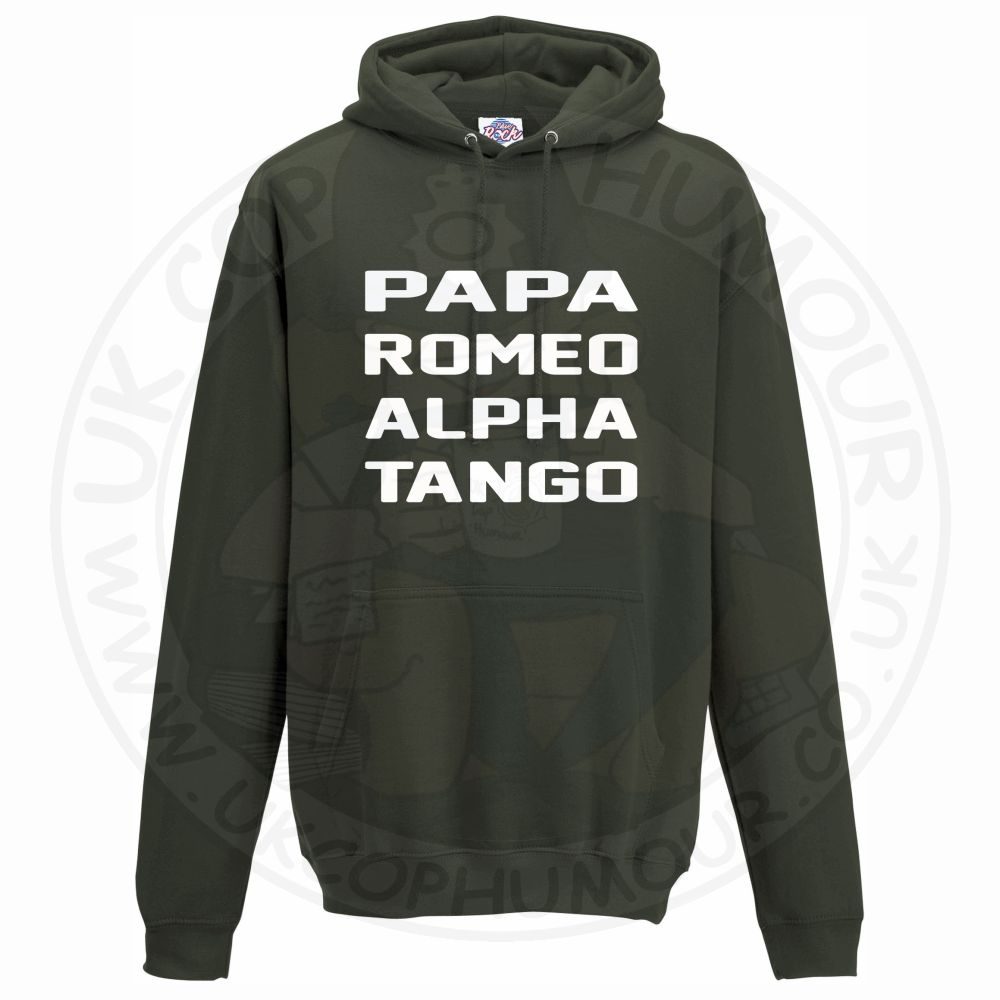 Unisex Papa Romeo Alpha Tango Hoodie - Image 10