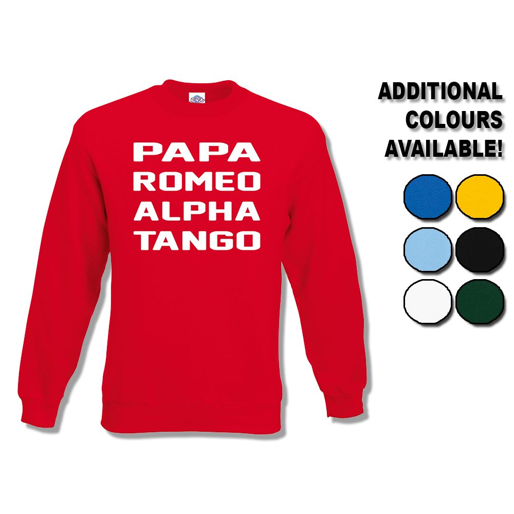 Papa Romeo Alpha Tango Sweatshirt