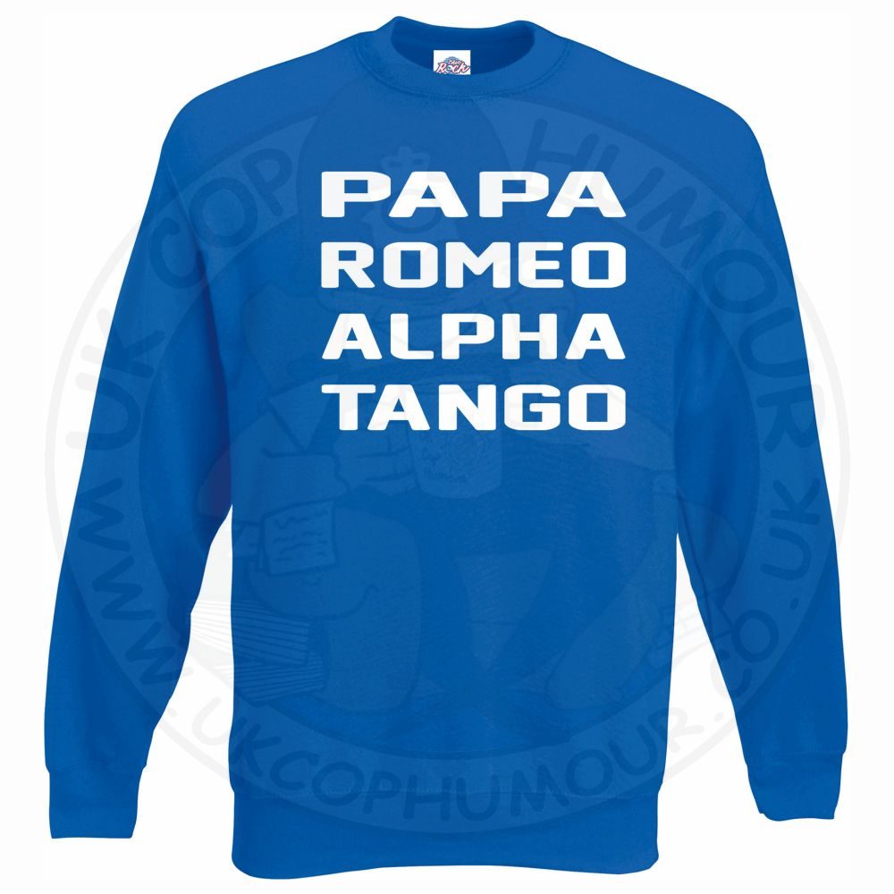 Papa Romeo Alpha Tango Sweatshirt - Image 8