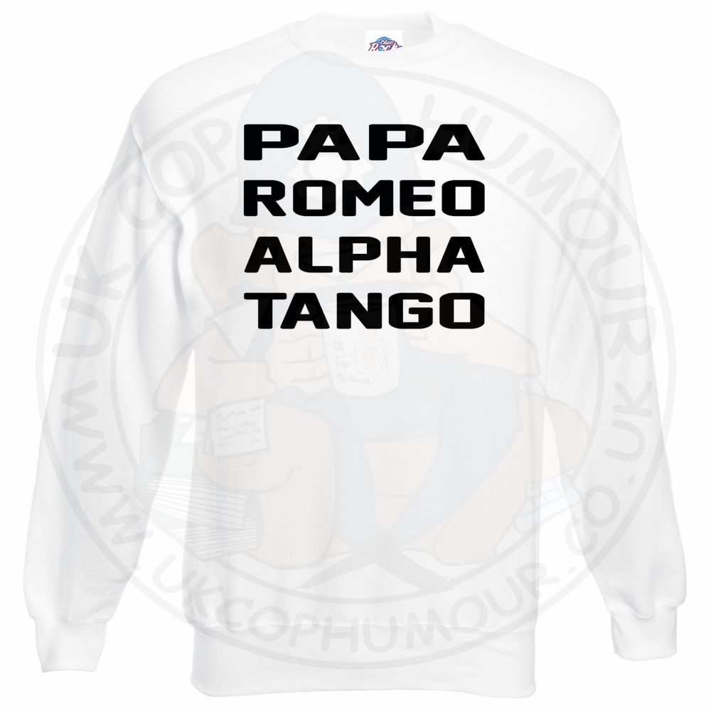 Papa Romeo Alpha Tango Sweatshirt - Image 10