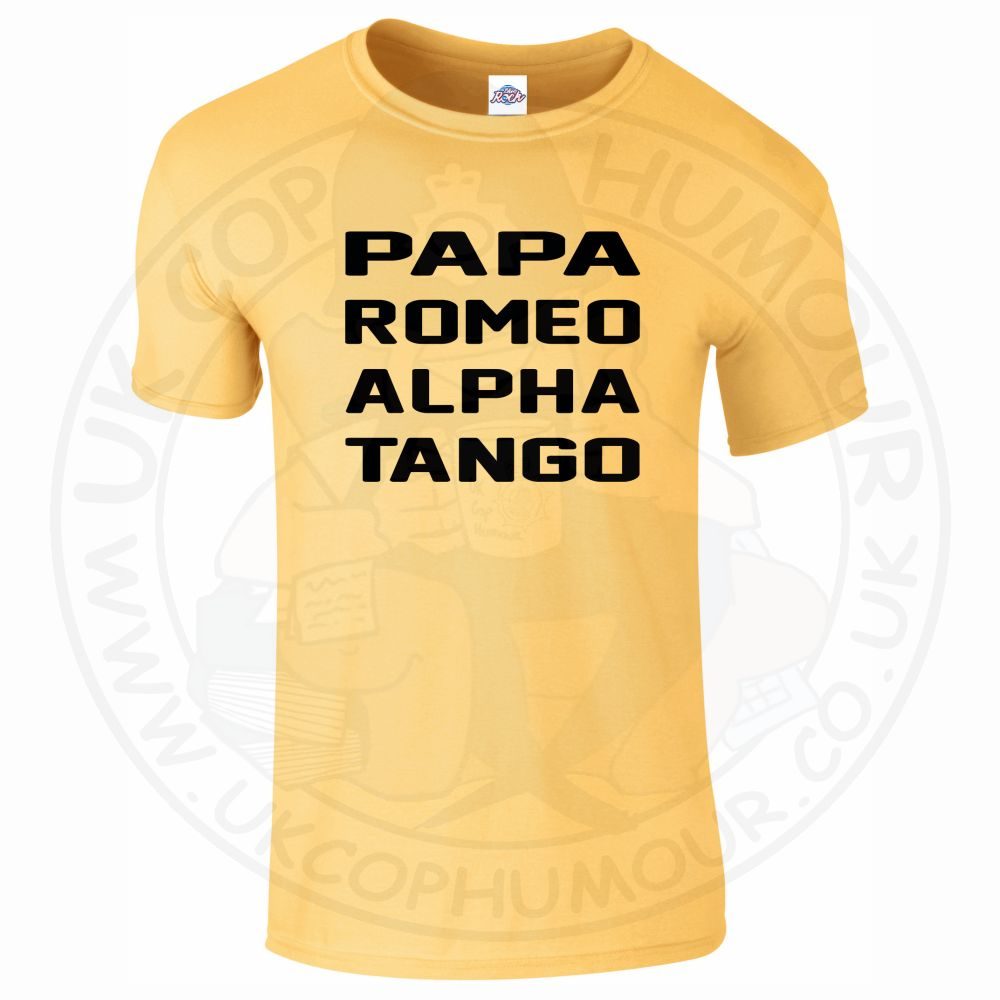 Mens Papa Romeo Alpha Tango T-Shirt - Image 13