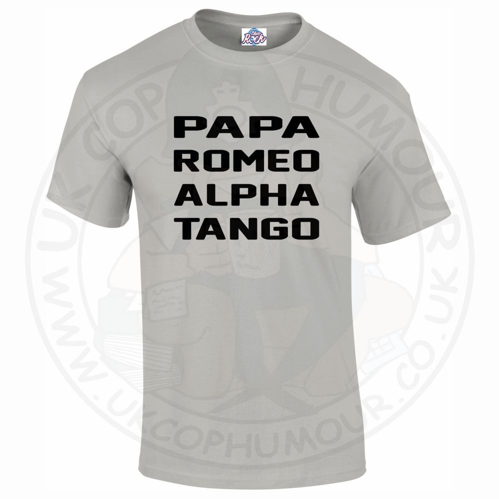 Mens Papa Romeo Alpha Tango T-Shirt - Image 7