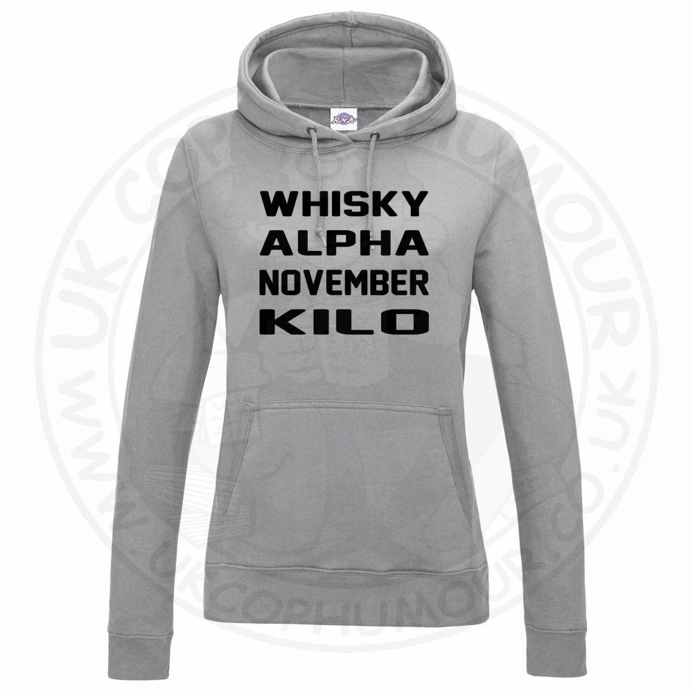 Womens Whiskey Alpha November Kilo Hoodie - Image 5