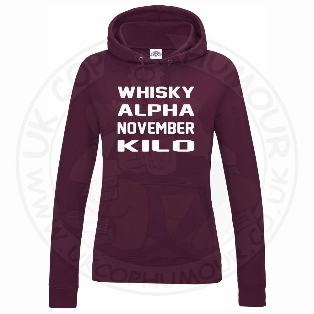 Womens Whiskey Alpha November Kilo Hoodie - Image 7