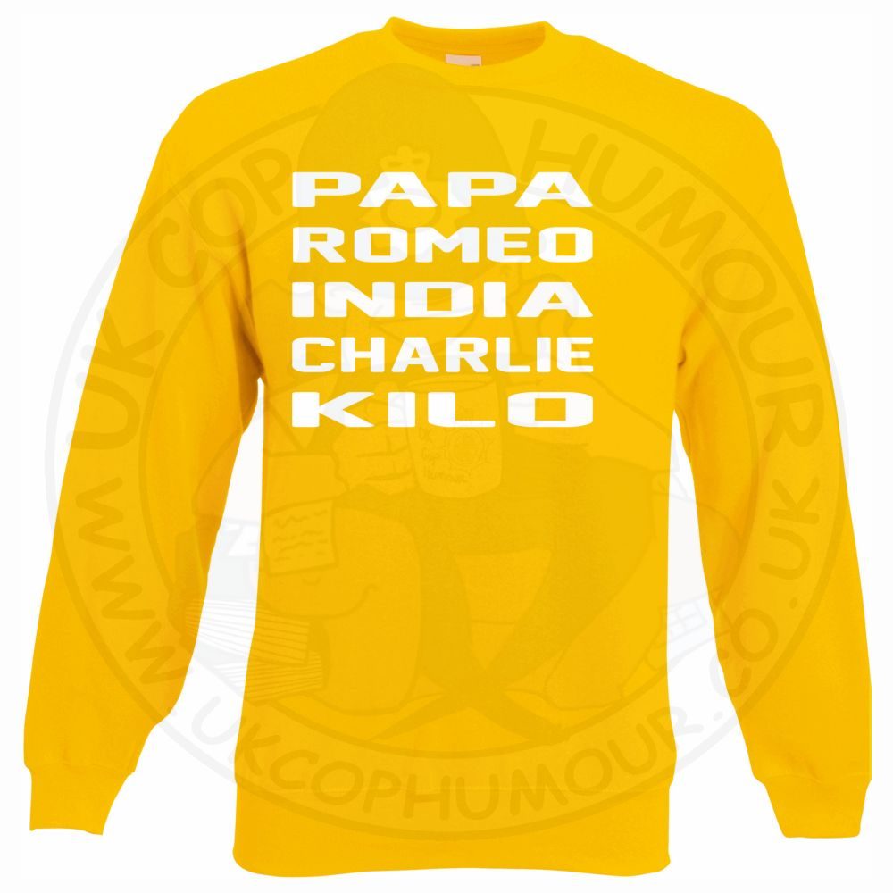 Papa Romeo India Charlie Kilo Sweatshirt - Image 11