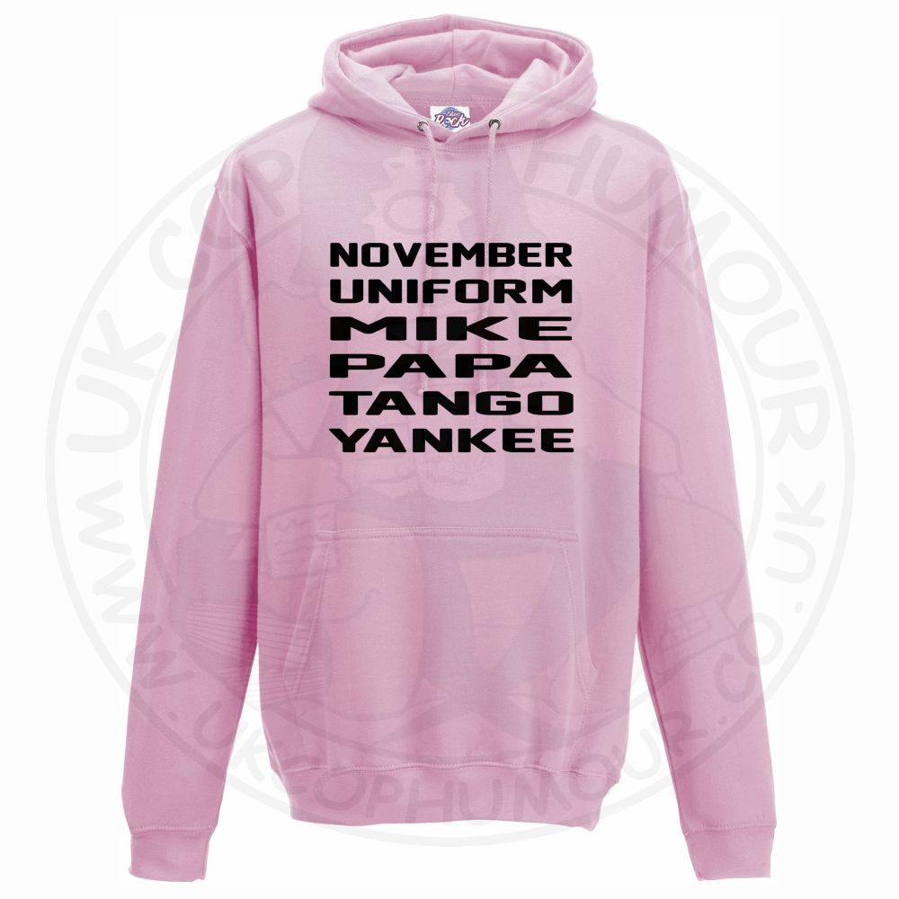 Unisex November Uniform Mike Papa Tango Yankee Hoodie - Image 2