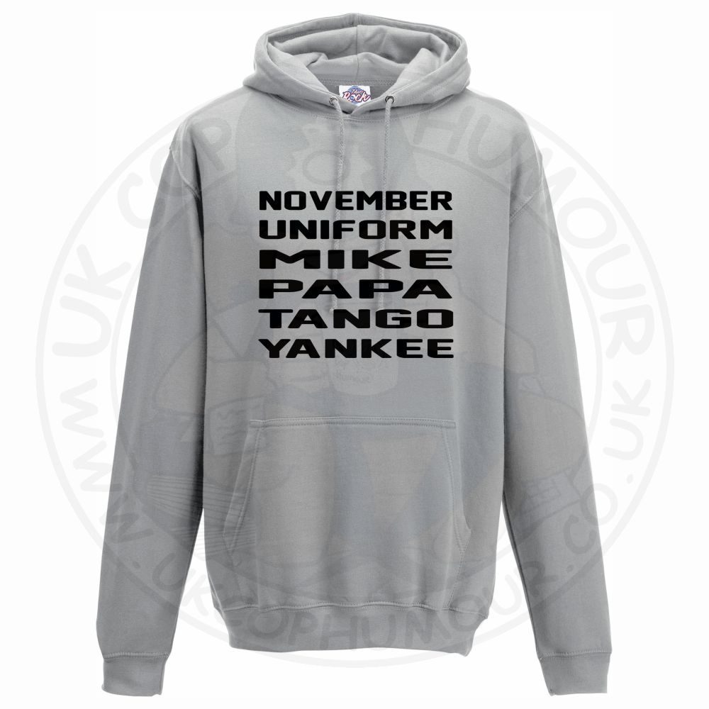 Unisex November Uniform Mike Papa Tango Yankee Hoodie - Image 5