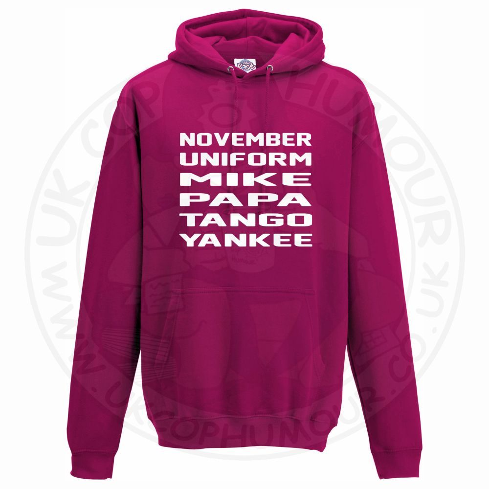 Unisex November Uniform Mike Papa Tango Yankee Hoodie - Image 6