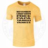 Mens November Uniform Mike Papa Tango Yankee T-Shirt - Image 14