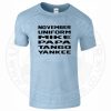 Mens November Uniform Mike Papa Tango Yankee T-Shirt - Image 9