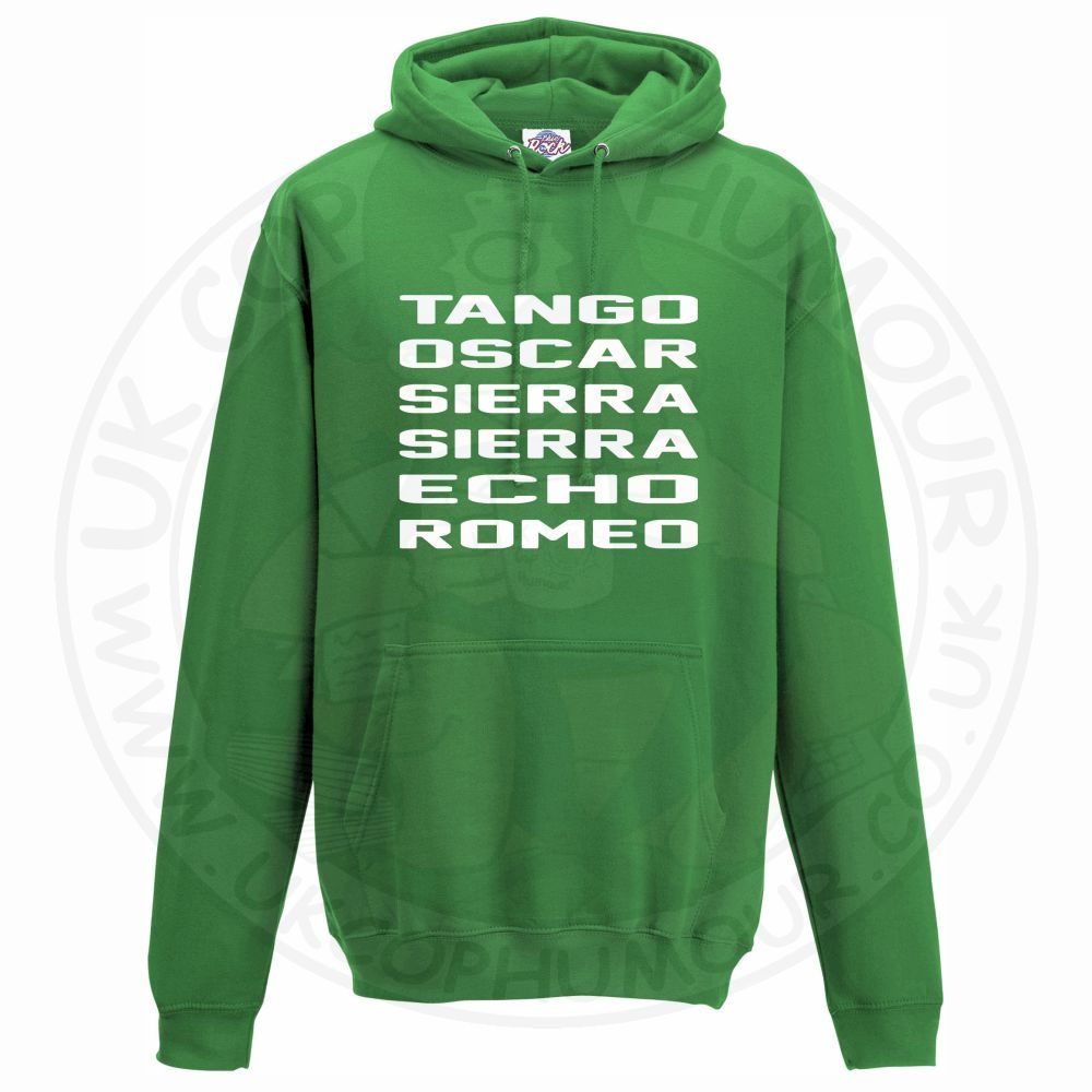 Unisex Tango Oscar Sierra Sierra Echo Romeo Hoodie - Image 5