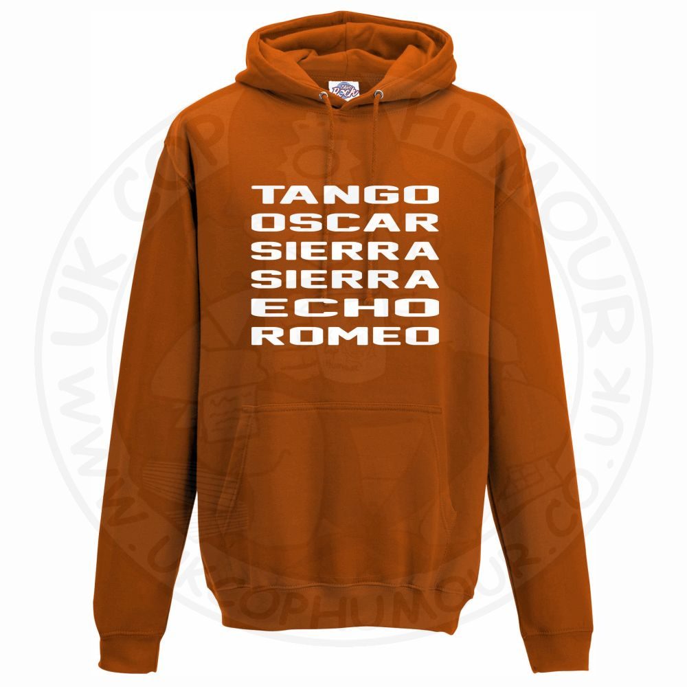 Unisex Tango Oscar Sierra Sierra Echo Romeo Hoodie - Image 11