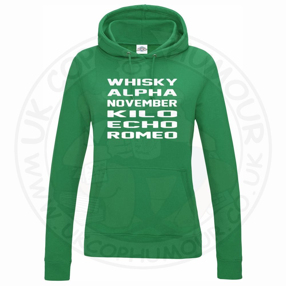Womens Whisky Alpha November Kilo Echo Romeo Hoodie - Image 4