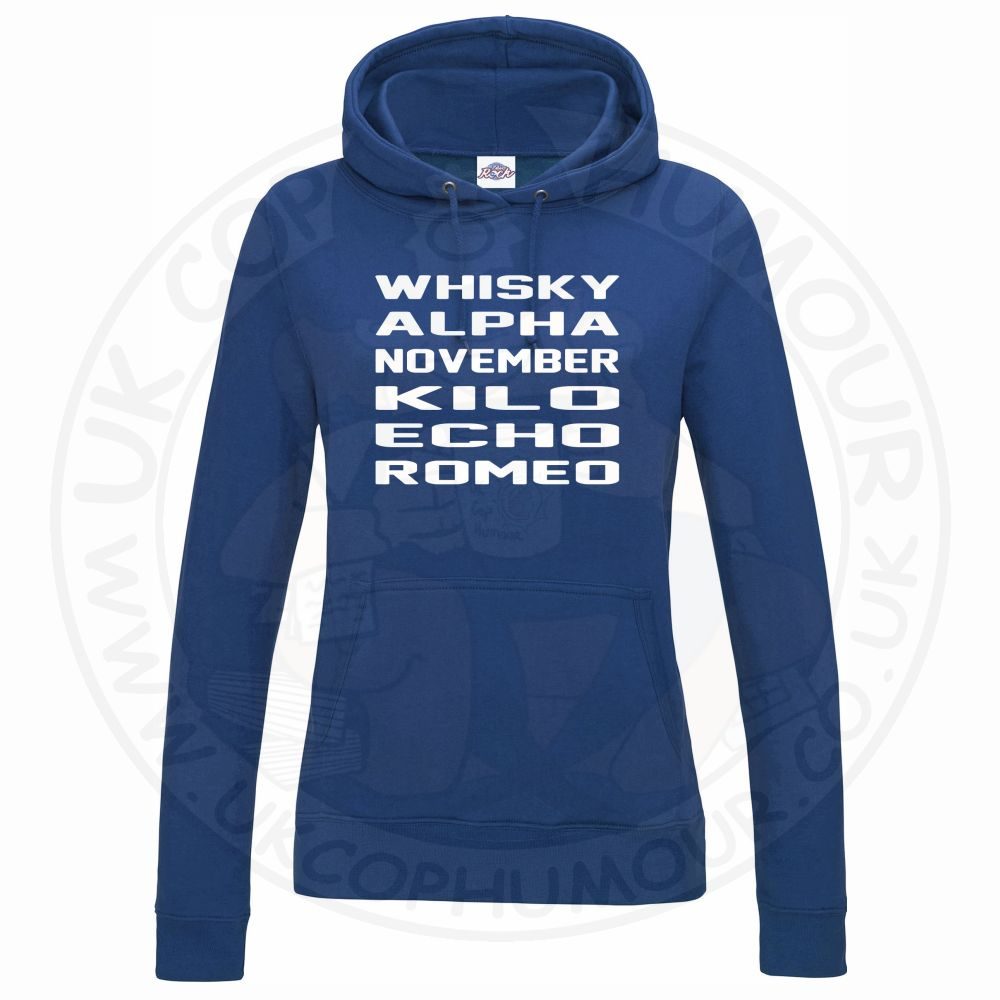 Womens Whisky Alpha November Kilo Echo Romeo Hoodie - Image 12
