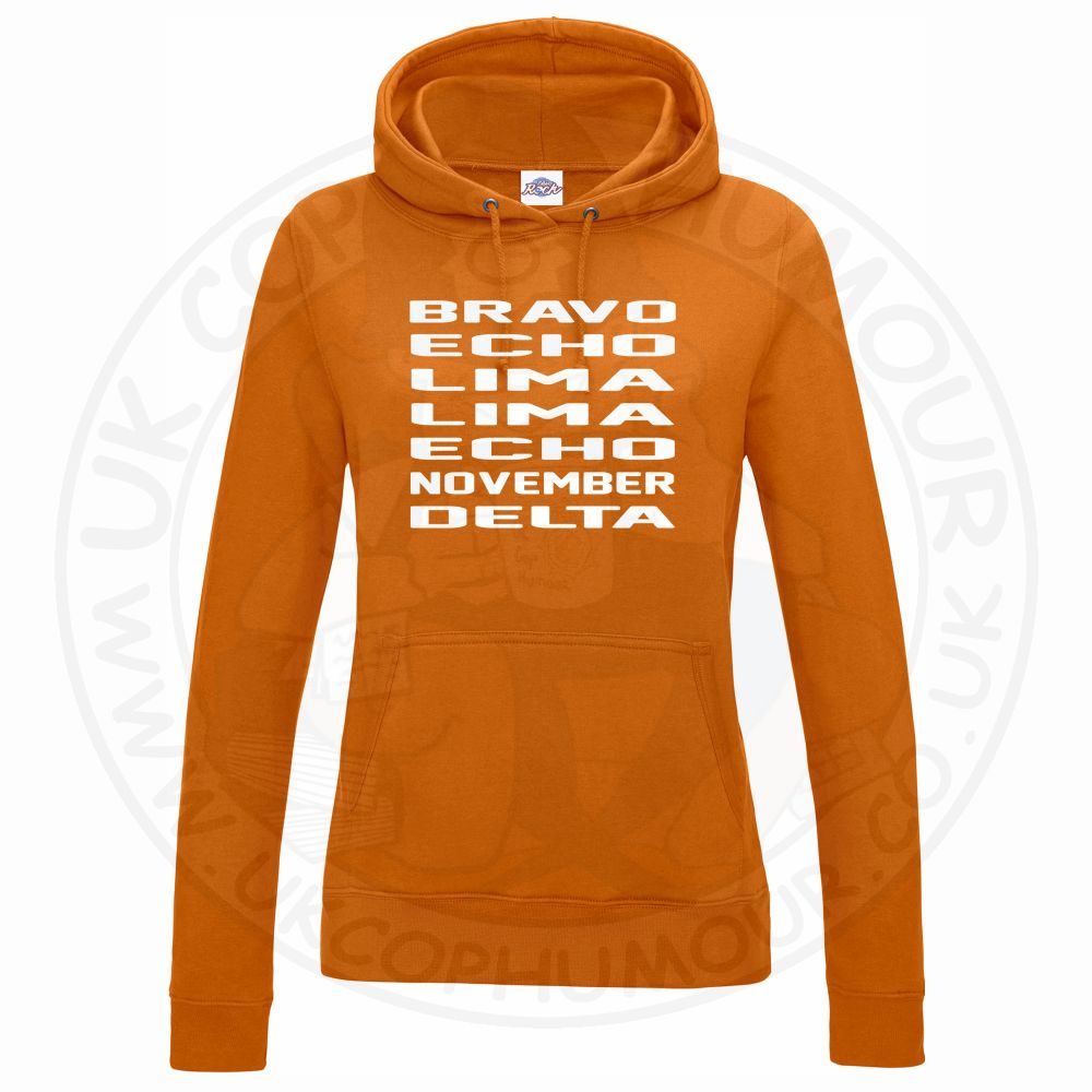 Womens Bravo Echo Lima Lima Echo November Delta Hoodie - Image 8