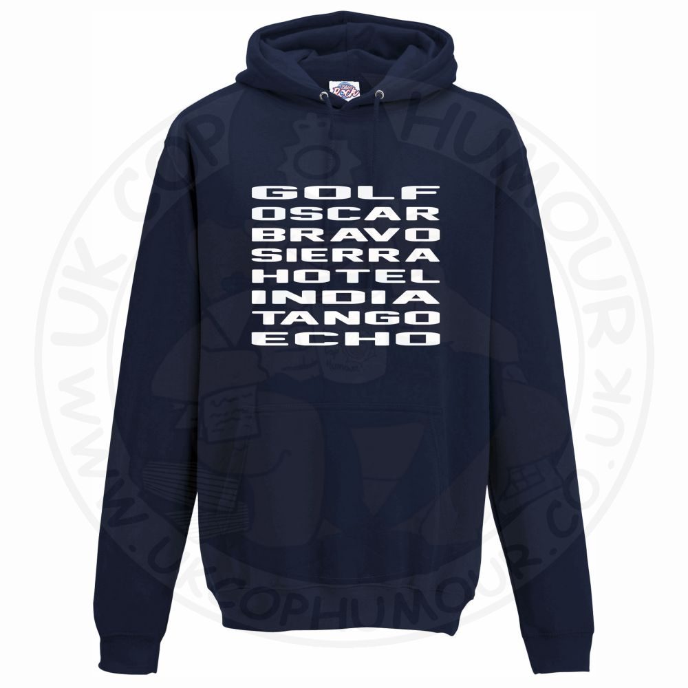 Unisex Golf Oscar Bravo Sierra Hotel India Tango Echo Hoodie - Image 9
