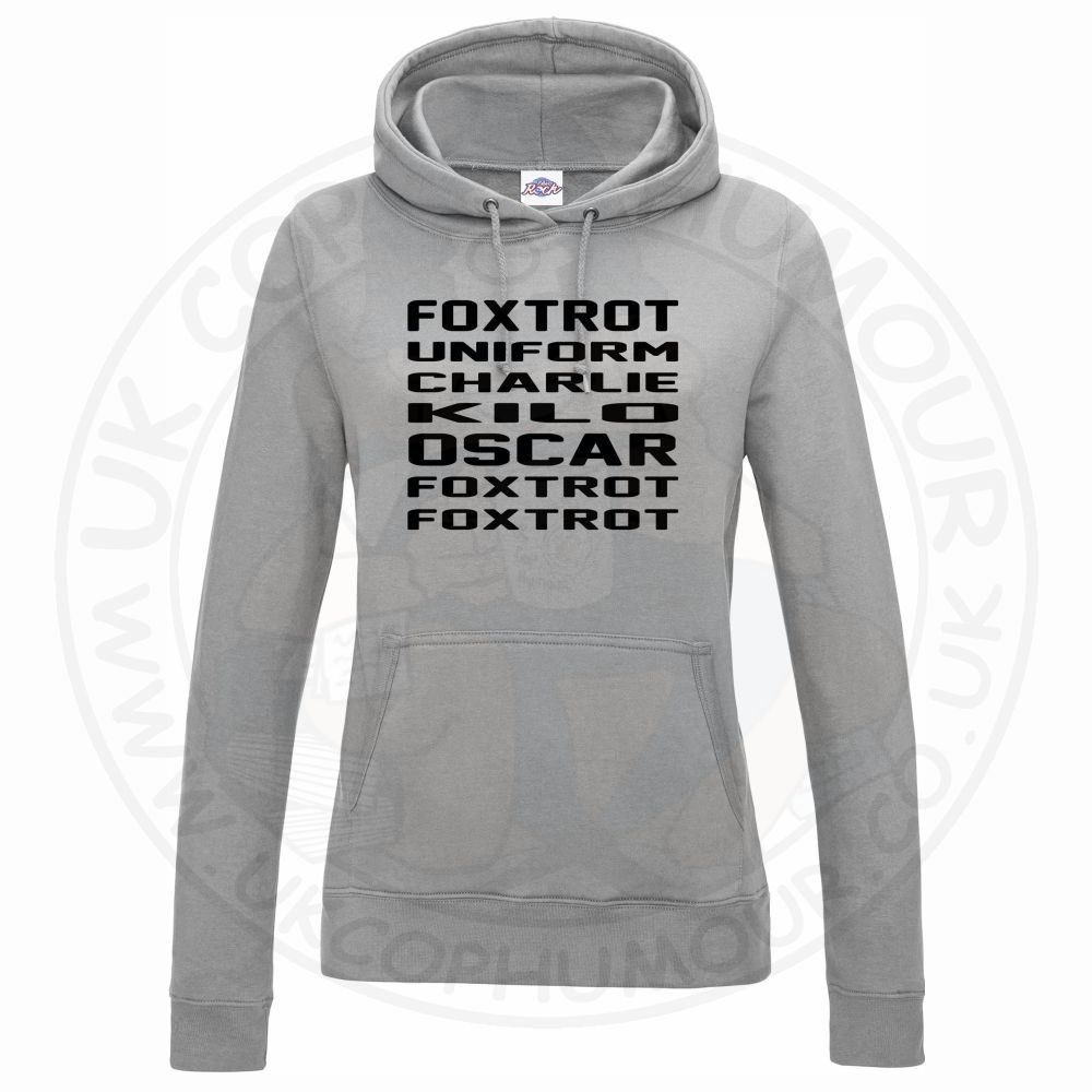Womens Foxtrot Uniform Charlie Kilo Oscar Foxtrot Foxtrot Hoodie - Image 4
