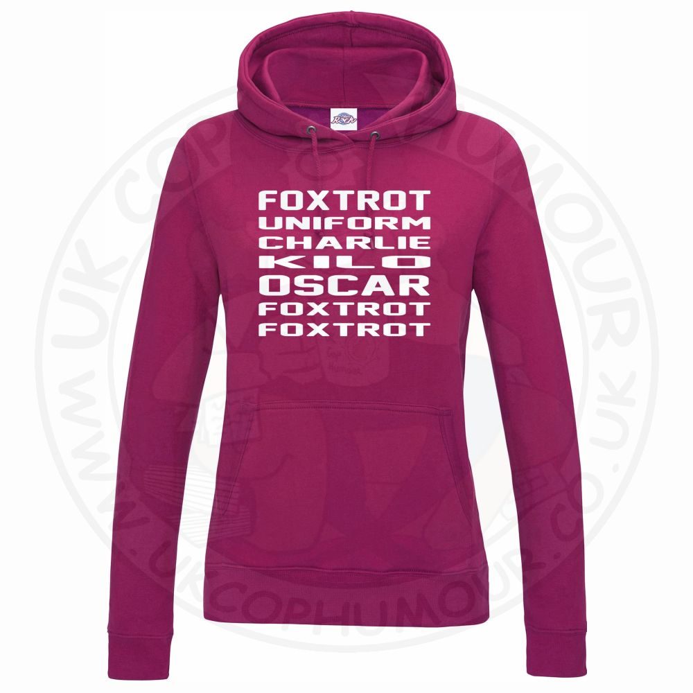 Womens Foxtrot Uniform Charlie Kilo Oscar Foxtrot Foxtrot Hoodie - Image 5