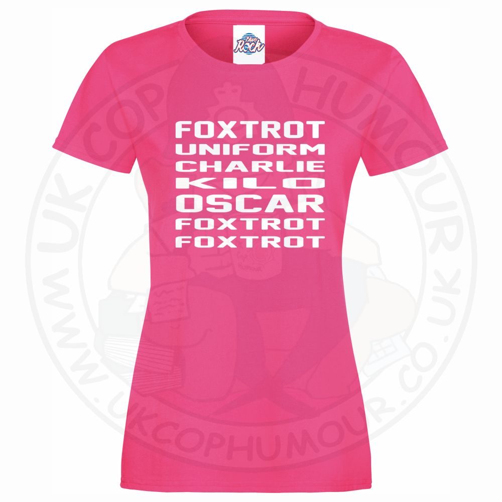 Womens Foxtrot Uniform Charlie Kilo Oscar Foxtrot Foxtrot T-Shirt - Image 6