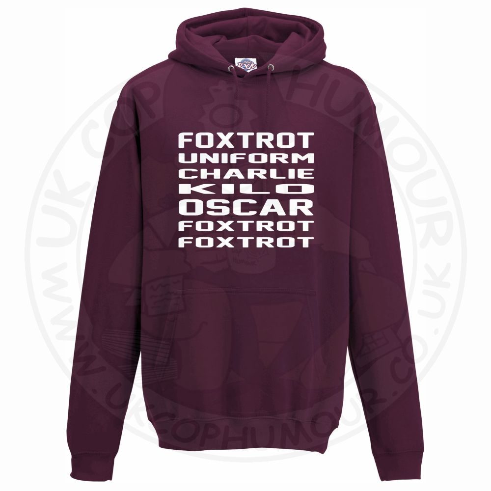 Unisex Foxtrot Uniform Charlie Kilo Oscar Foxtrot Foxtrot Hoodie - Image 8