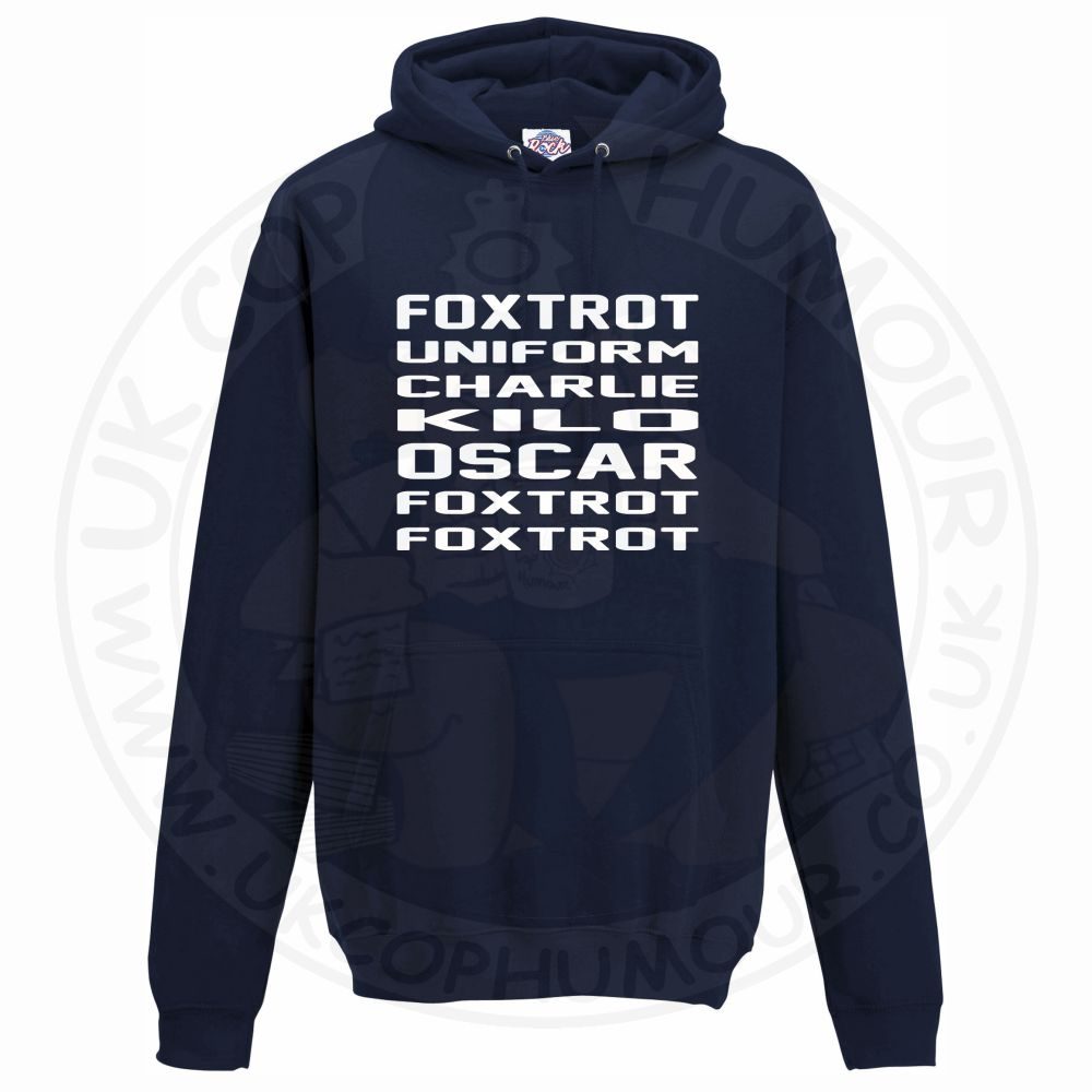 Unisex Foxtrot Uniform Charlie Kilo Oscar Foxtrot Foxtrot Hoodie - Image 9