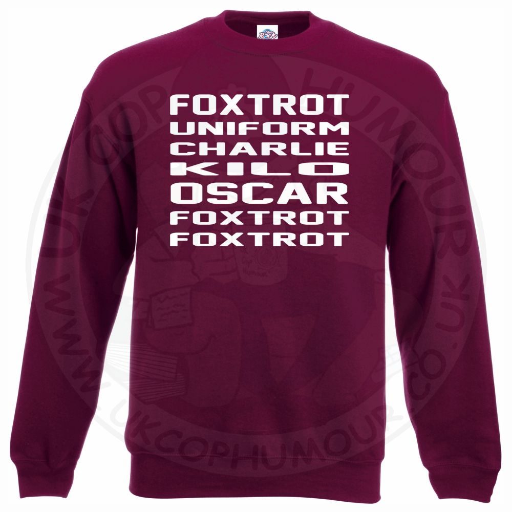 Foxtrot Uniform Charlie Kilo Oscar Foxtrot Foxtrot Sweatshirt - Image 5