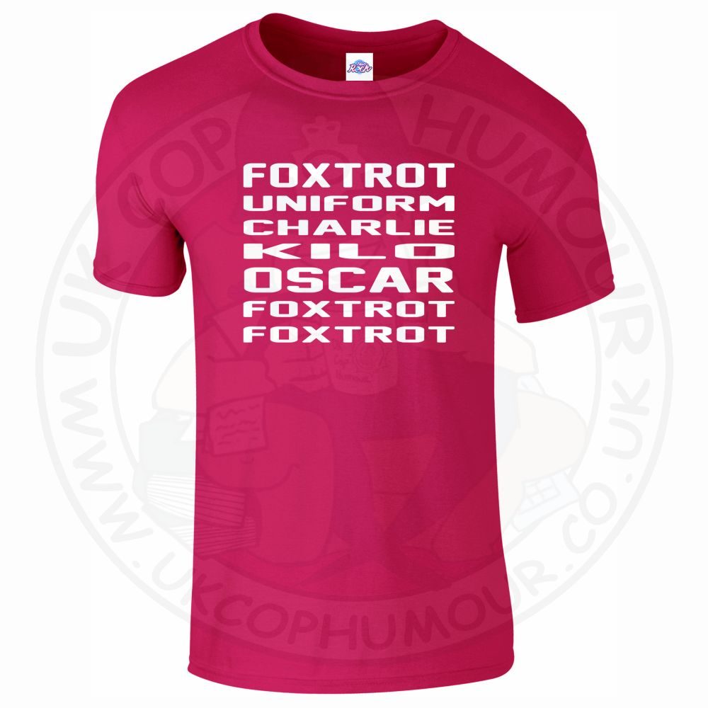 Mens Foxtrot Uniform Charlie Kilo Oscar Foxtrot Foxtrot T-Shirt - Image 15