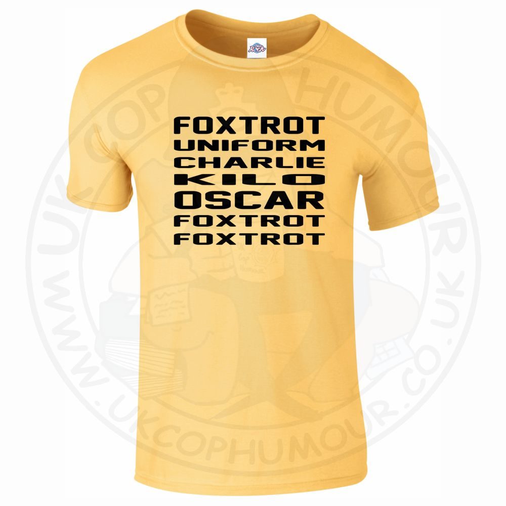 Mens Foxtrot Uniform Charlie Kilo Oscar Foxtrot Foxtrot T-Shirt - Image 13