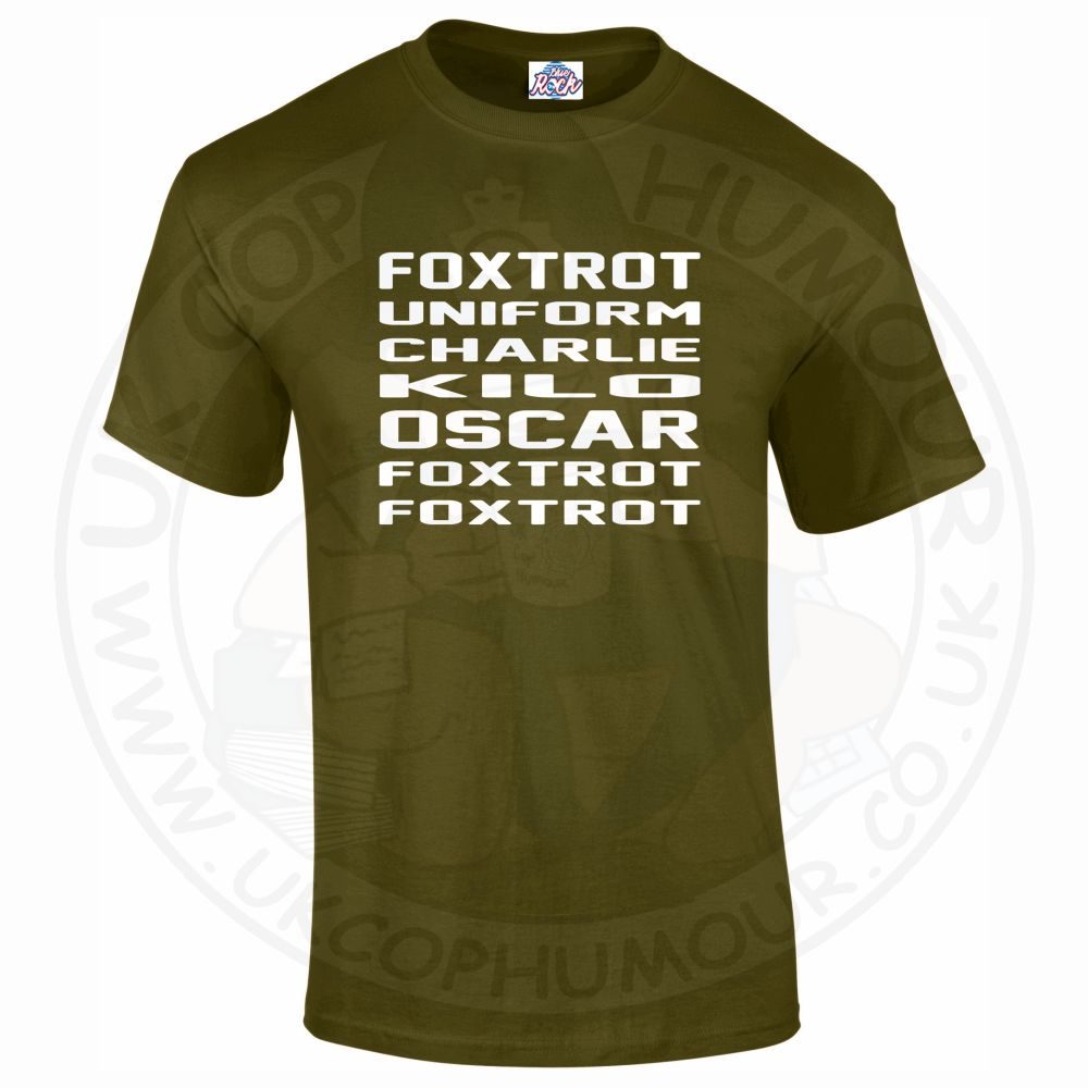 Mens Foxtrot Uniform Charlie Kilo Oscar Foxtrot Foxtrot T-Shirt - Image 10
