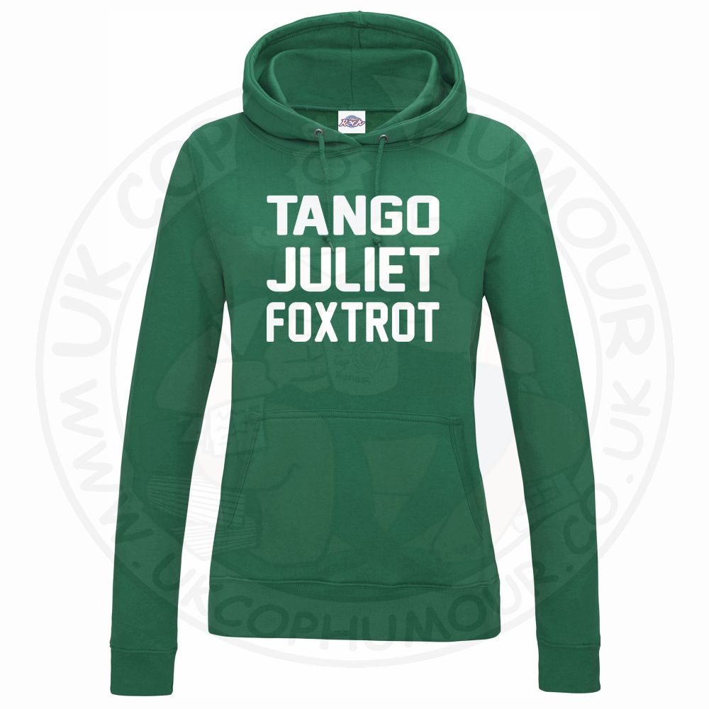 Womens Tango Juliet Foxtrot Hoodie - Image 3