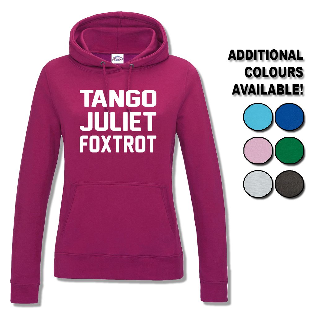 Womens Tango Juliet Foxtrot Hoodie