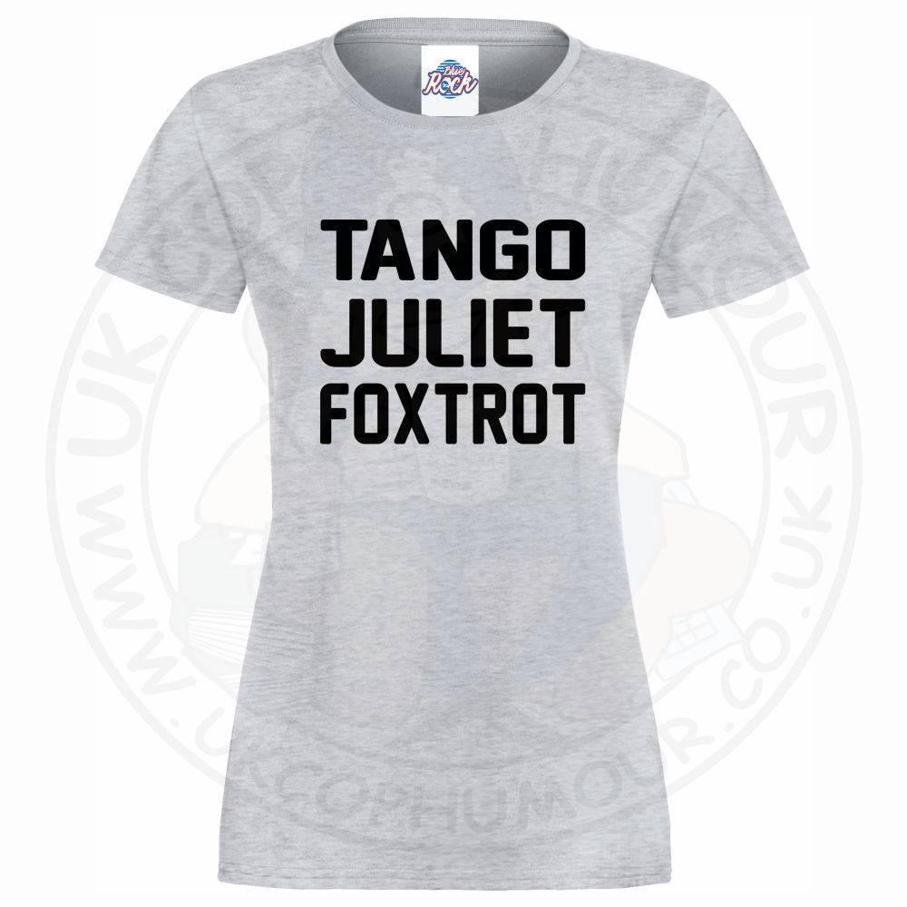 Womens Tango Juliet Foxtrot T-Shirt - Image 4