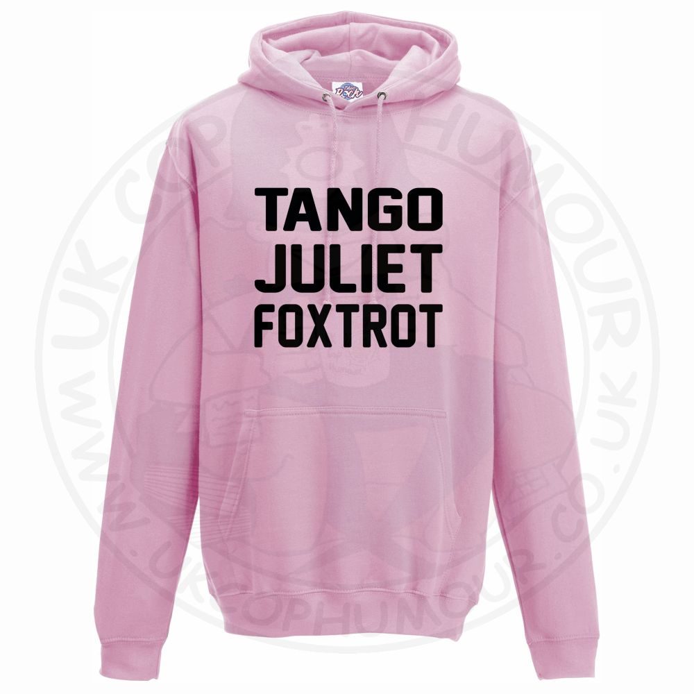 Unisex Tango Juliet Foxtrot Hoodie - Image 2