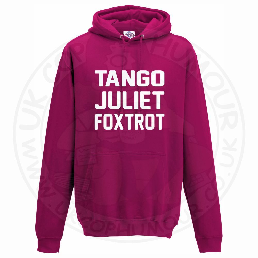 Unisex Tango Juliet Foxtrot Hoodie - Image 7