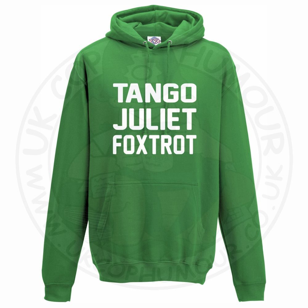 Unisex Tango Juliet Foxtrot Hoodie - Image 5