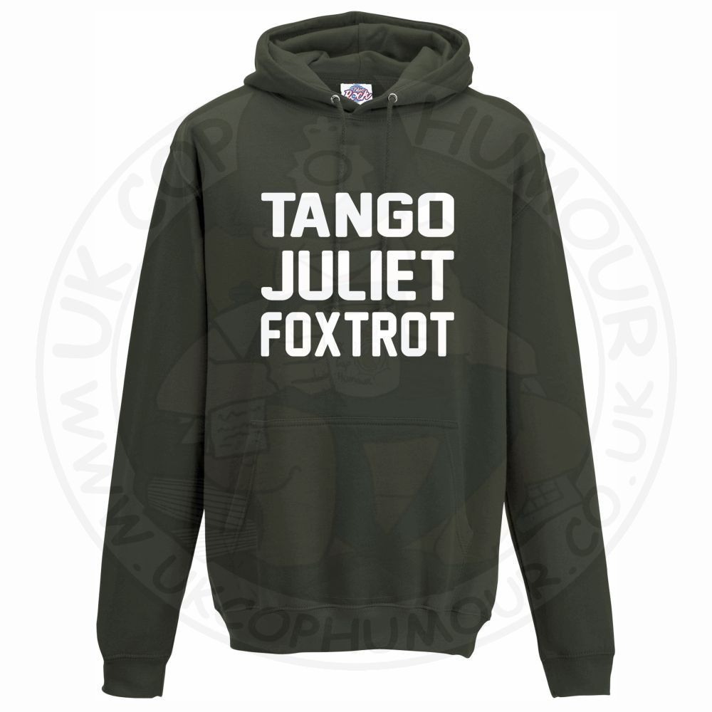 Unisex Tango Juliet Foxtrot Hoodie - Image 10