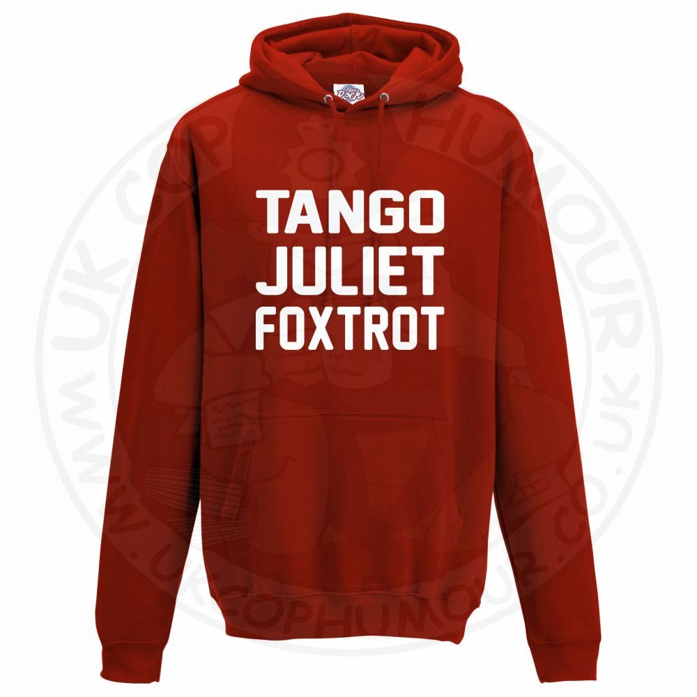 Unisex Tango Juliet Foxtrot Hoodie - Image 13