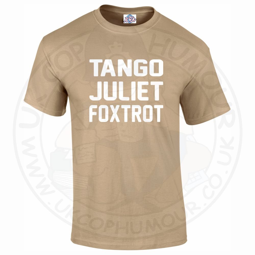 Mens Tango Juliet Foxtrot T-Shirt - Image 5