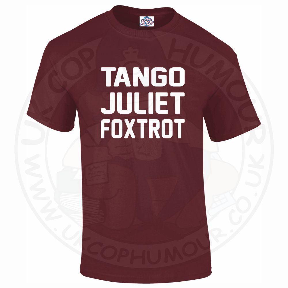 Mens Tango Juliet Foxtrot T-Shirt - Image 9