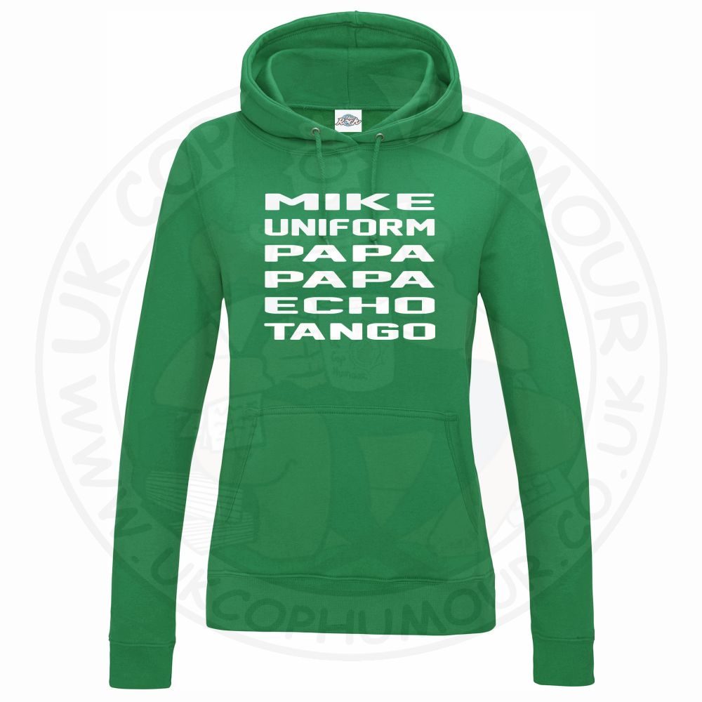 Womens Mike Uniform Papa Papa Echo Tango Hoodie - Image 4